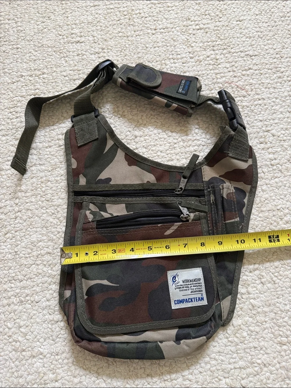 Camouflage Crossbody Sling Bag, Unisex